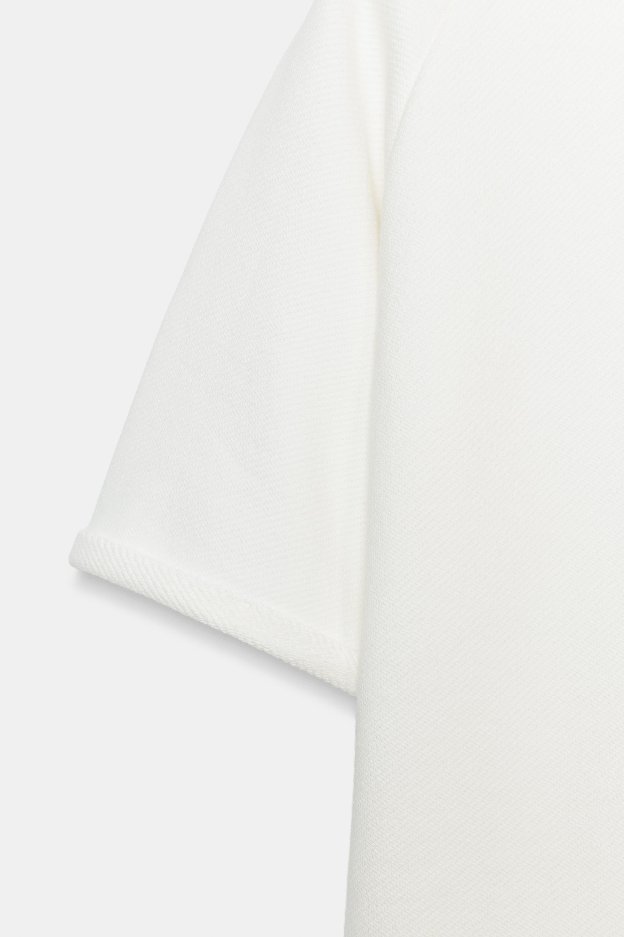 SHORT SLEEVE SWEATSHIRT